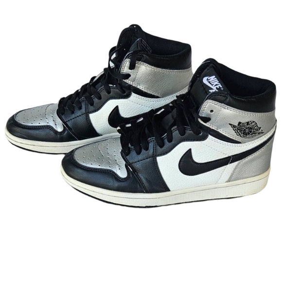 Nike Air Jordan 1 High 'Silver Toe' Mens size 8